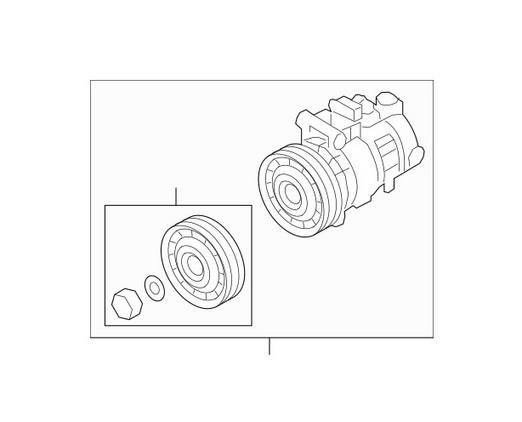 Audi A/C Compressor 4M0820803M